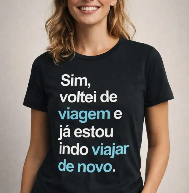 Já estou indo viajar de novo