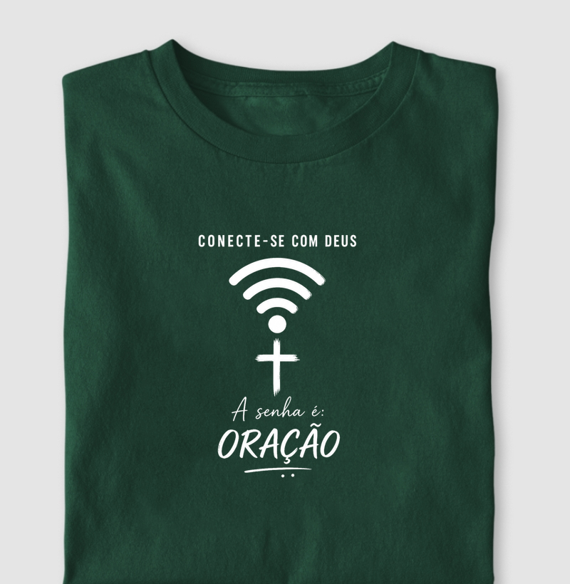 Camiseta Conecte-se com Deus 