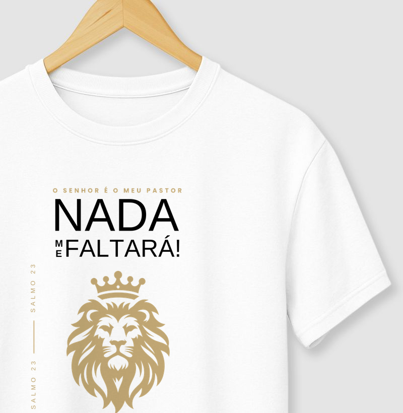Camiseta Nada me faltará.