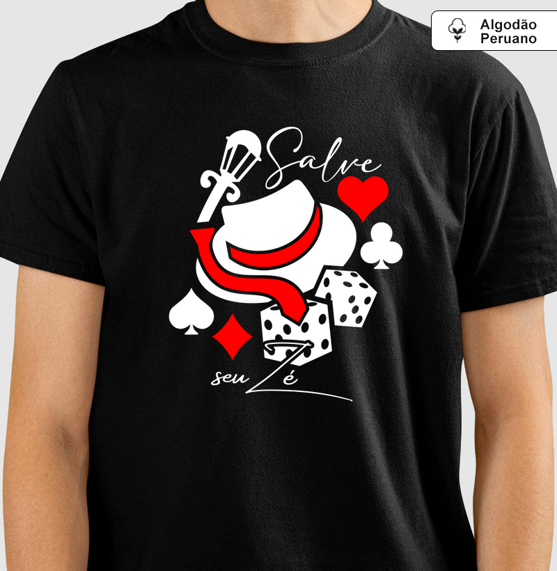 Camiseta Zé Pelintra - Algodão Peruano