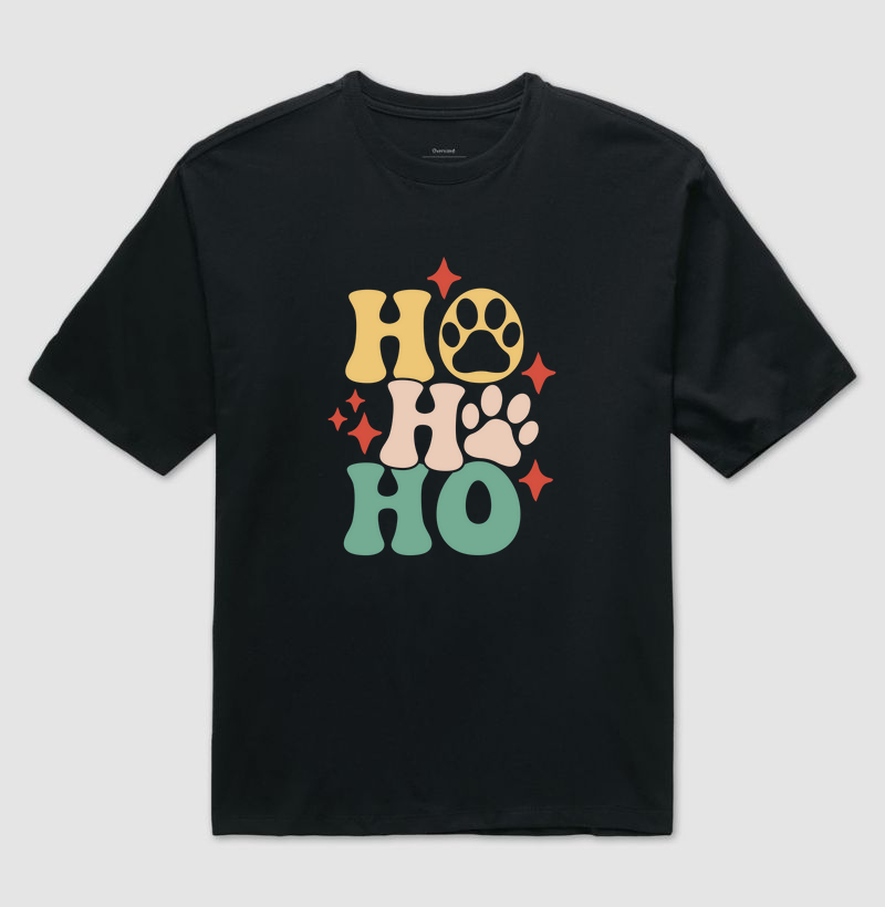 Camiseta Oversized Natal Retrô