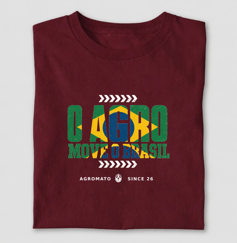 Camiseta O Agro Move o Brasil