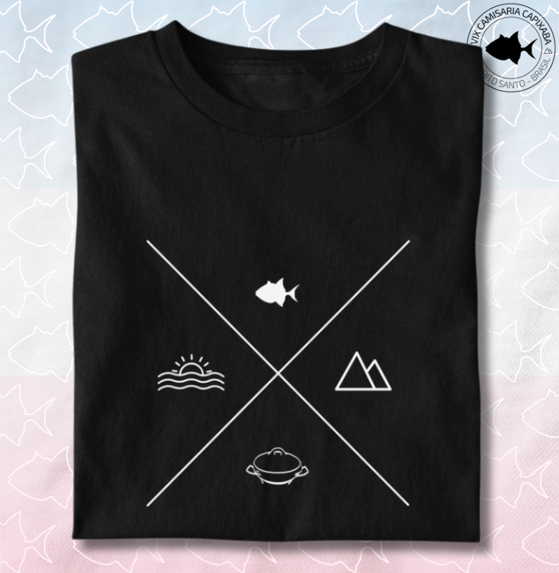 Ícones do Espírito Santo, Praia, Montanha e Moqueca - #28457