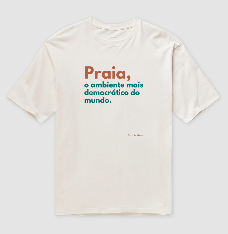 PRAIA - Camiseta Oversized