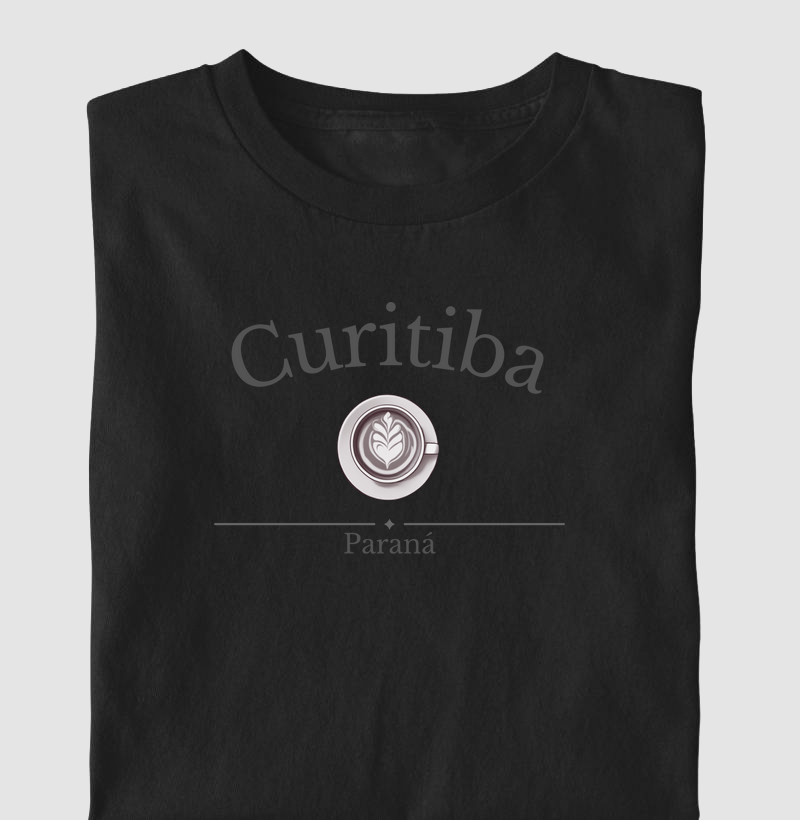 Camiseta Curitiba Algodão Nacional