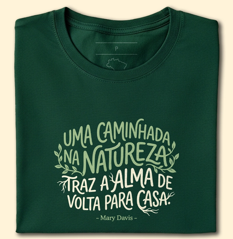 Uma caminhada na natureza traz a alma de volta para casa