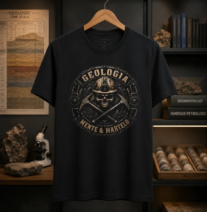 Geologia Skull - Camiseta