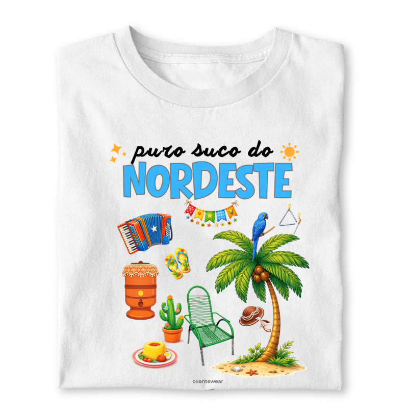 Camiseta Puro Suco do Nordeste (1) | OxenteWear