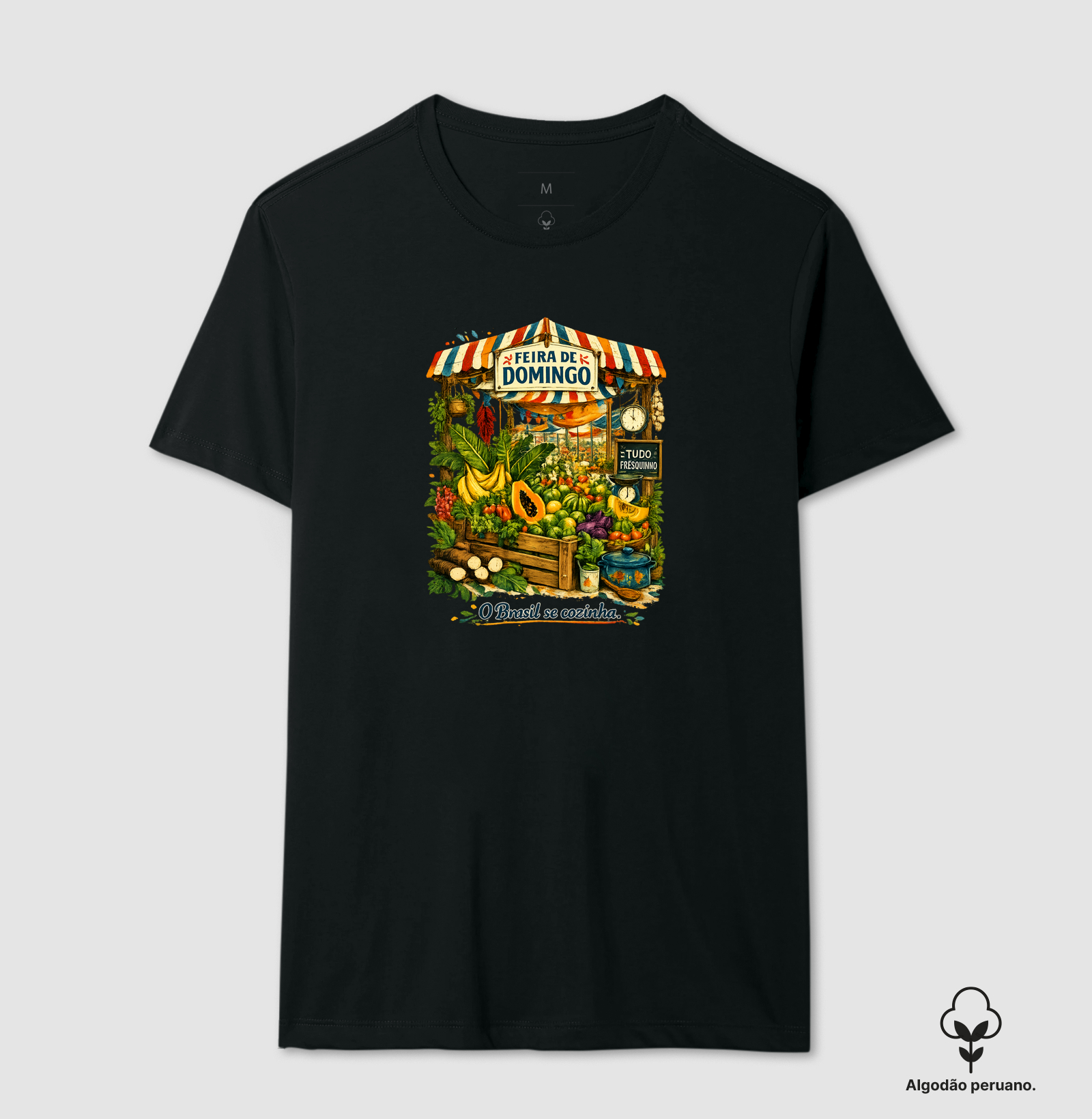 Feira - Camiseta Algodão Peruano