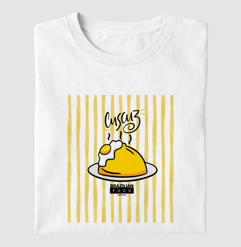 Camiseta Cuscuz - Brazilian Food | OxenteWear