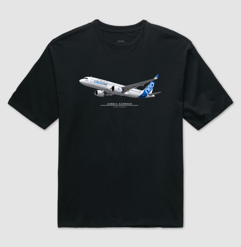 Airbus A320 Neo - Camiseta Oversized