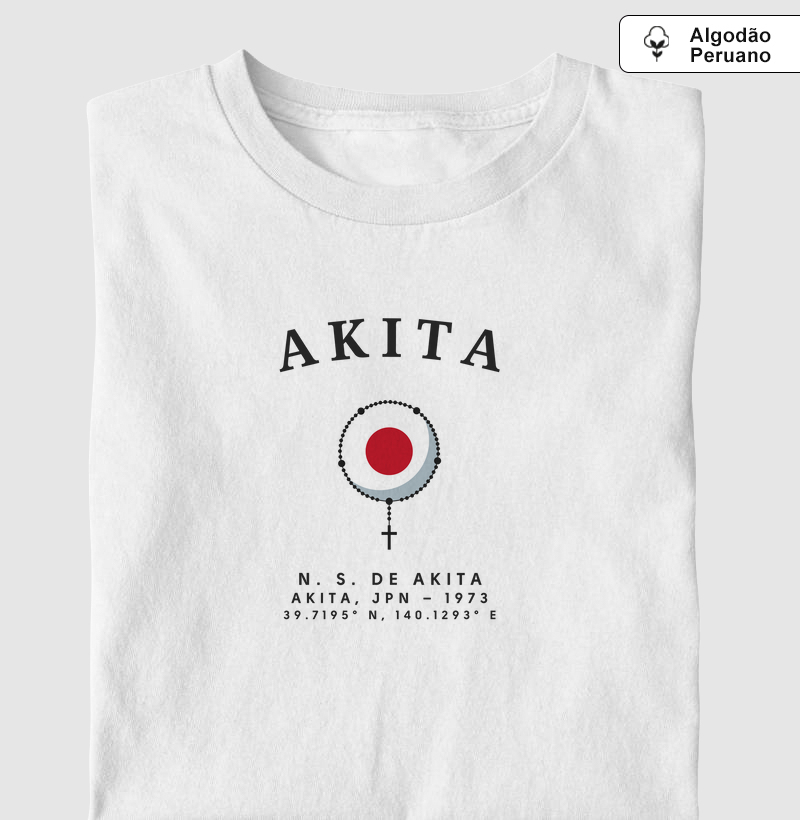 Nossa Senhora de Akita Japão 1973 - Algodão Peruano