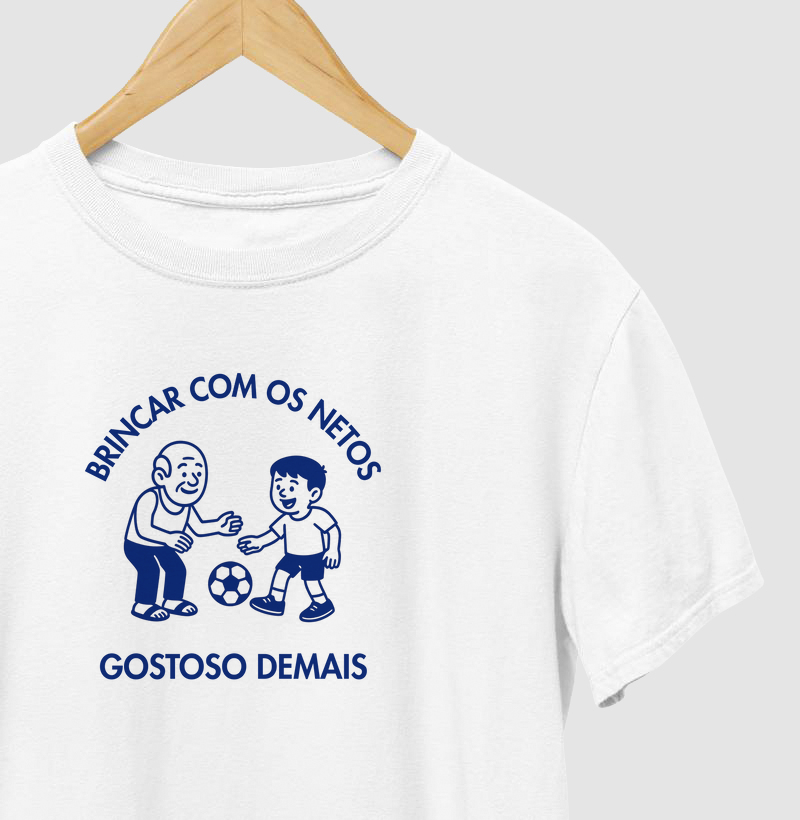 Brincar com os netos gostoso demais