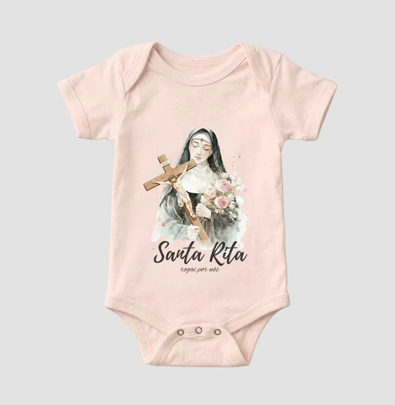 Santa Rita de Cássia - Body Infantil
