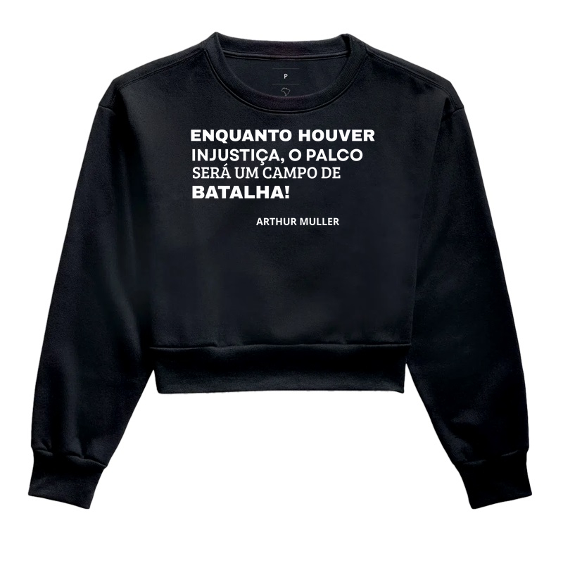 ENQUANTO HOUVER INJUSTIÇA, O PALCO SERÁ UM CAMPO DE BATALHA!