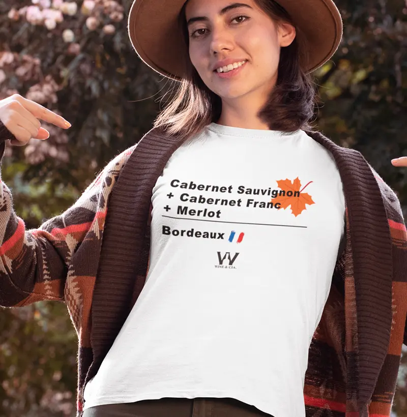 Camiseta Bordeaux 02 Uvas