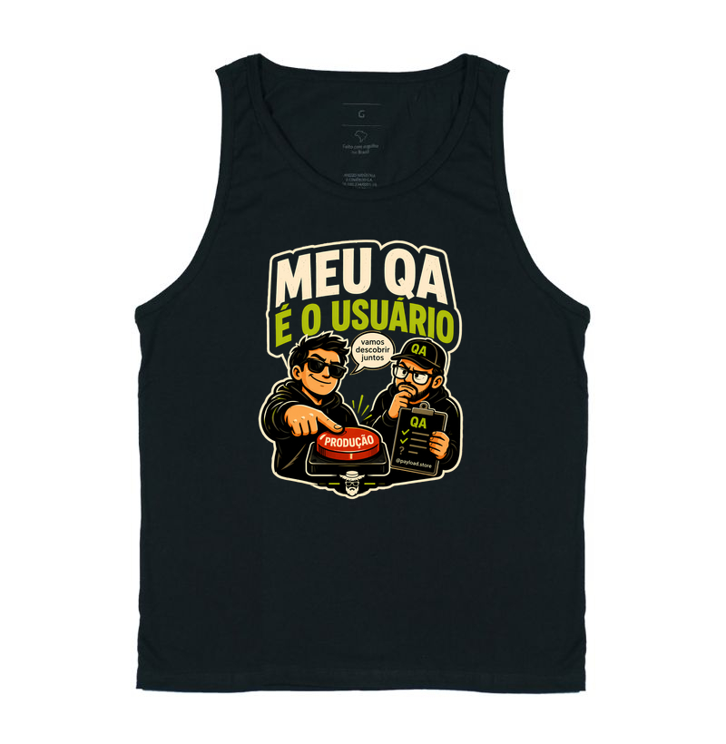 Meu QA é o Usuário (Dark Mode) — Coleção Matuto Programador