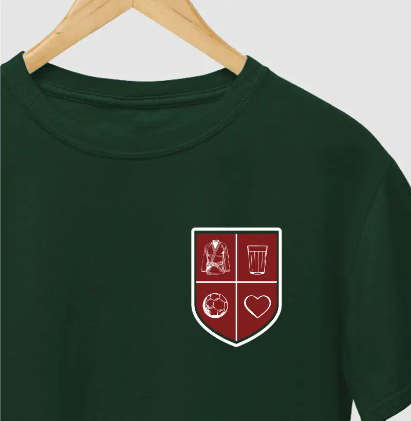 Jiu-jitsu, cerveja, futebol e amor - verde