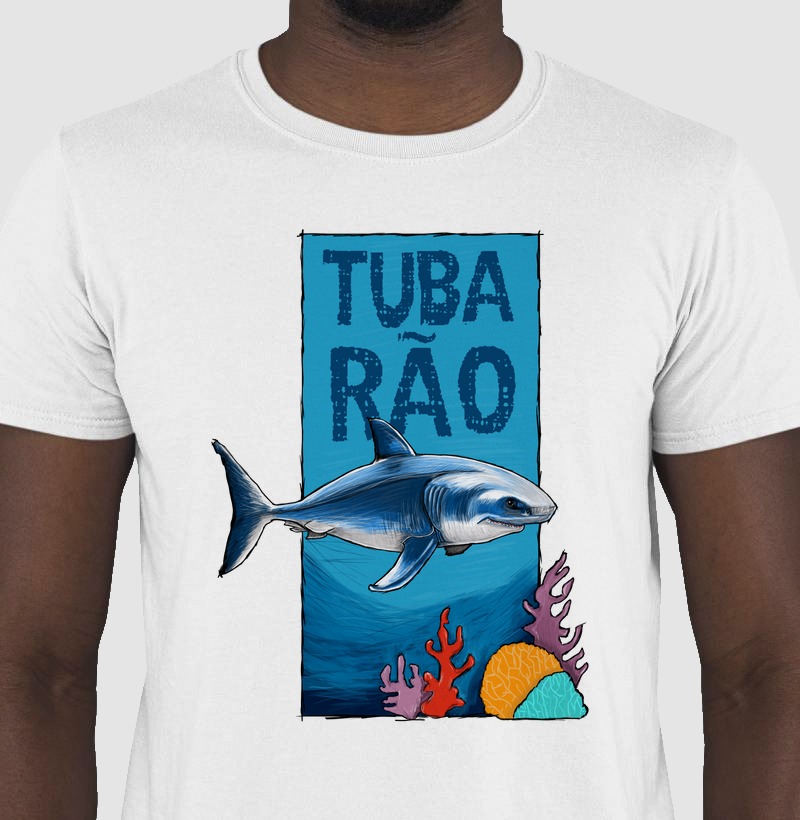 Camiseta O Tubarão