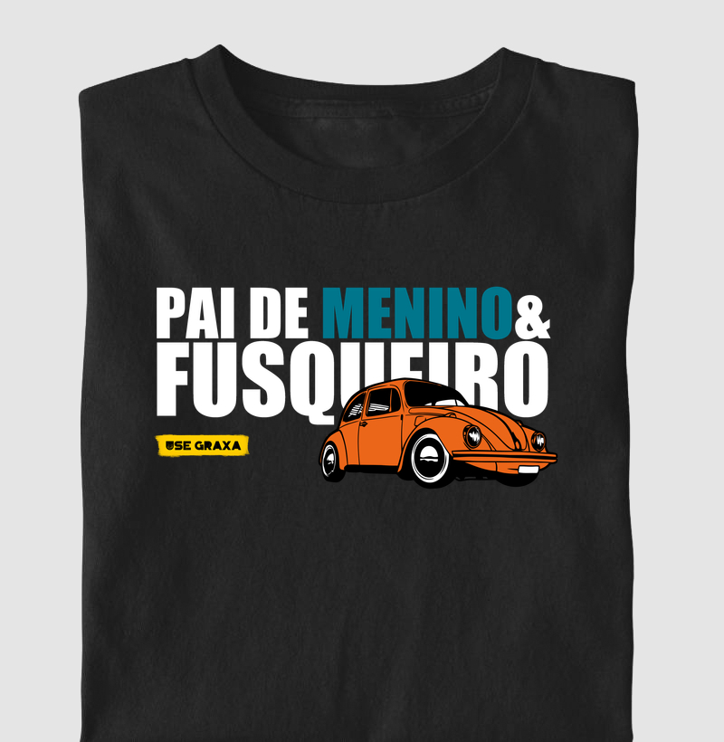 Pai de Menino e Fusqueiro Laranja