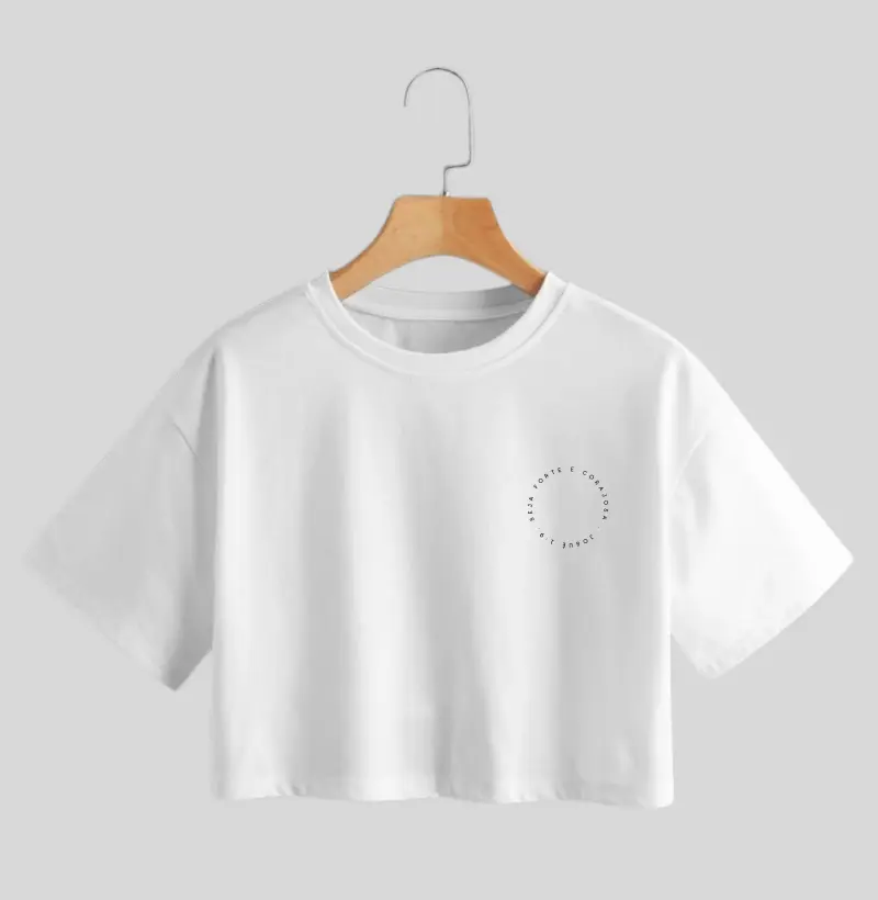 CROPPED FORTE E CORAJOSA