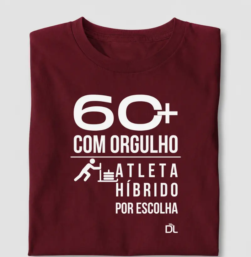 60 Mais Atleta Híbrido - Camiseta