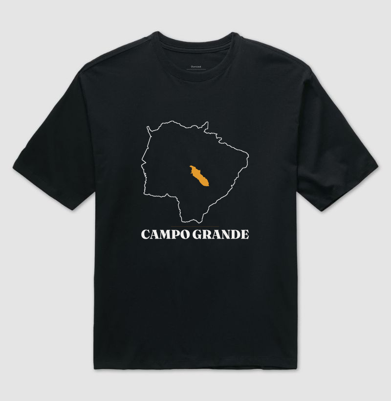 Campo Grande | Traço MS - Camiseta Oversized