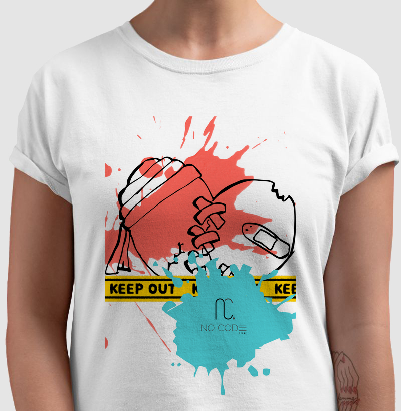 Camiseta "Keep out"