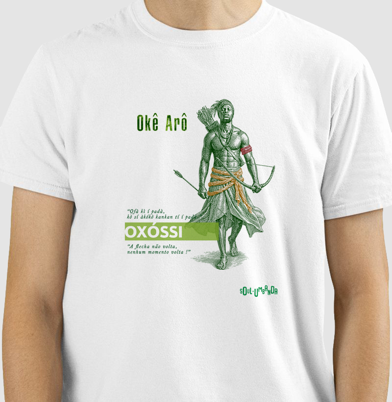 camiseta OXÓSSI iorubá masculina