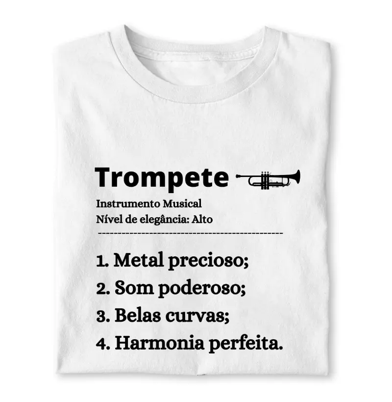 Definição de Trompete - Camiseta