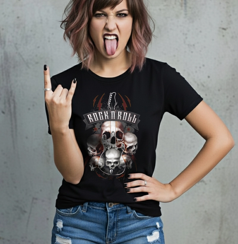 SKULL GUITAR 03 (Babylook)