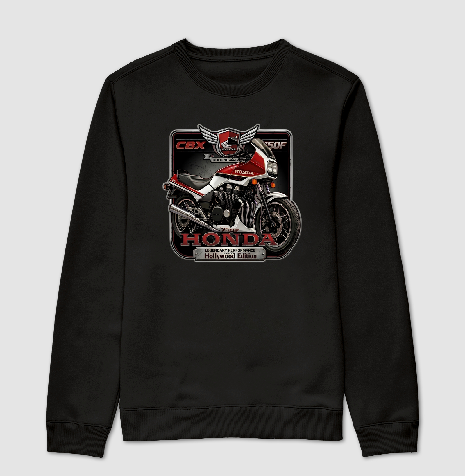 Suéter Moletom Premium Flanelado CBX 750F Hollywood 2