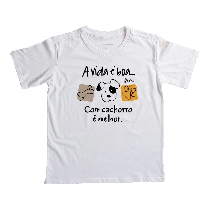 Camiseta e babylook A Vida é Boa