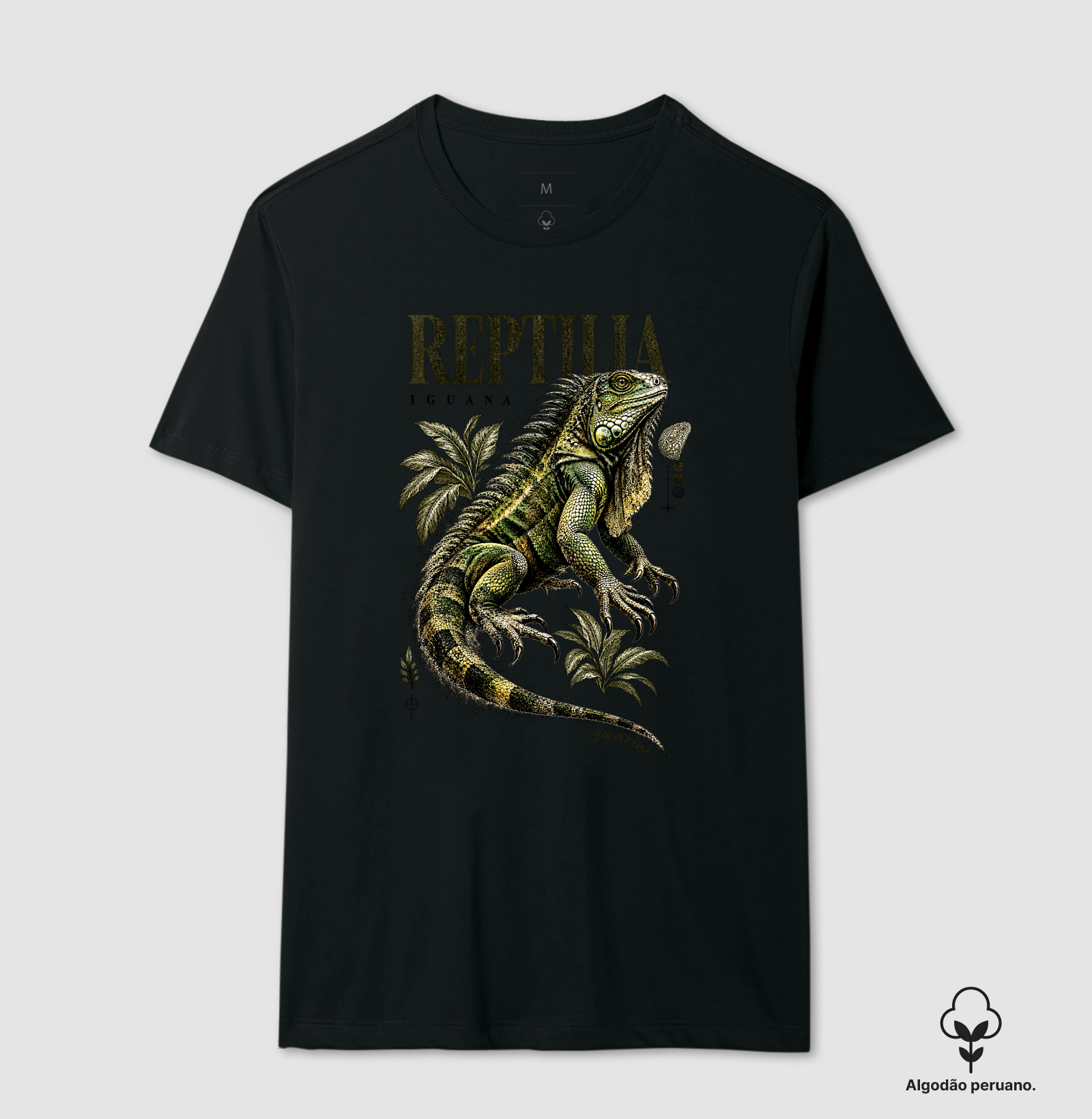 Iguana - Camiseta Algodão Peruano