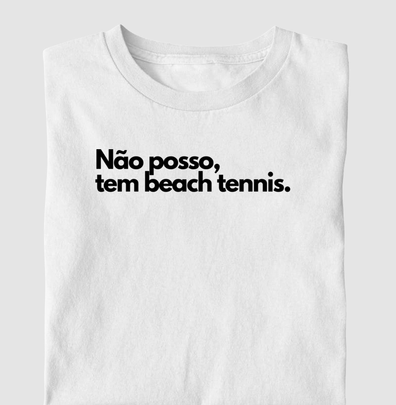 Não posso - beach tennis