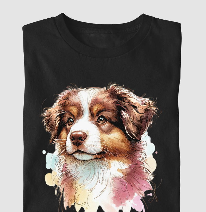 Australian Shepherd Red Merle Tricolor Puppy