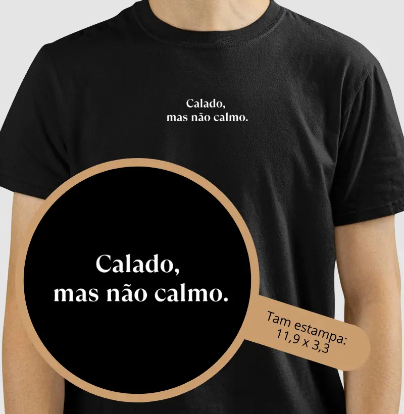 Calado, mas não calmo