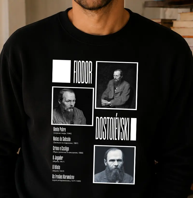 Camiseta - Dostoiévski Livros