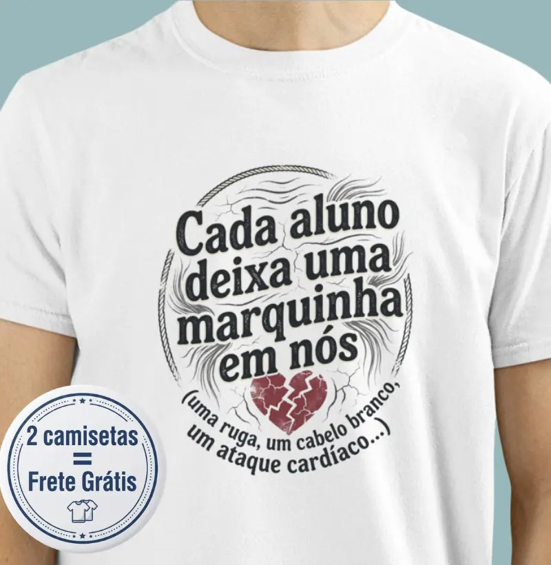Cada aluno deixa uma marquinha
