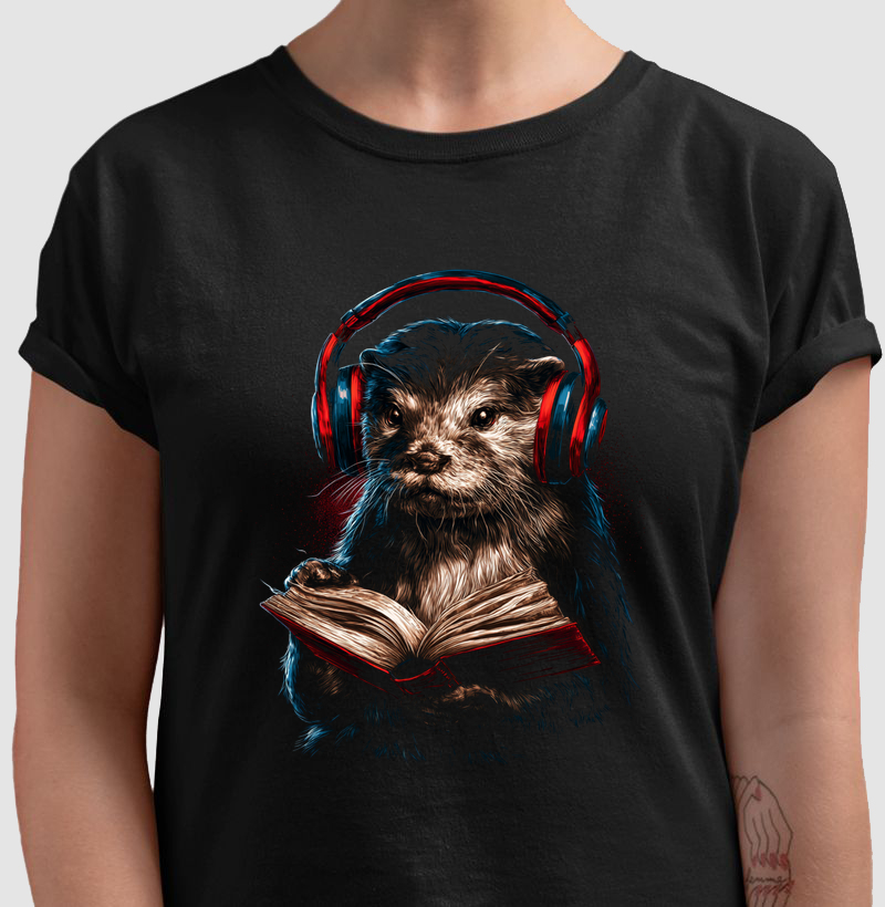 Camiseta Lontra Leitora