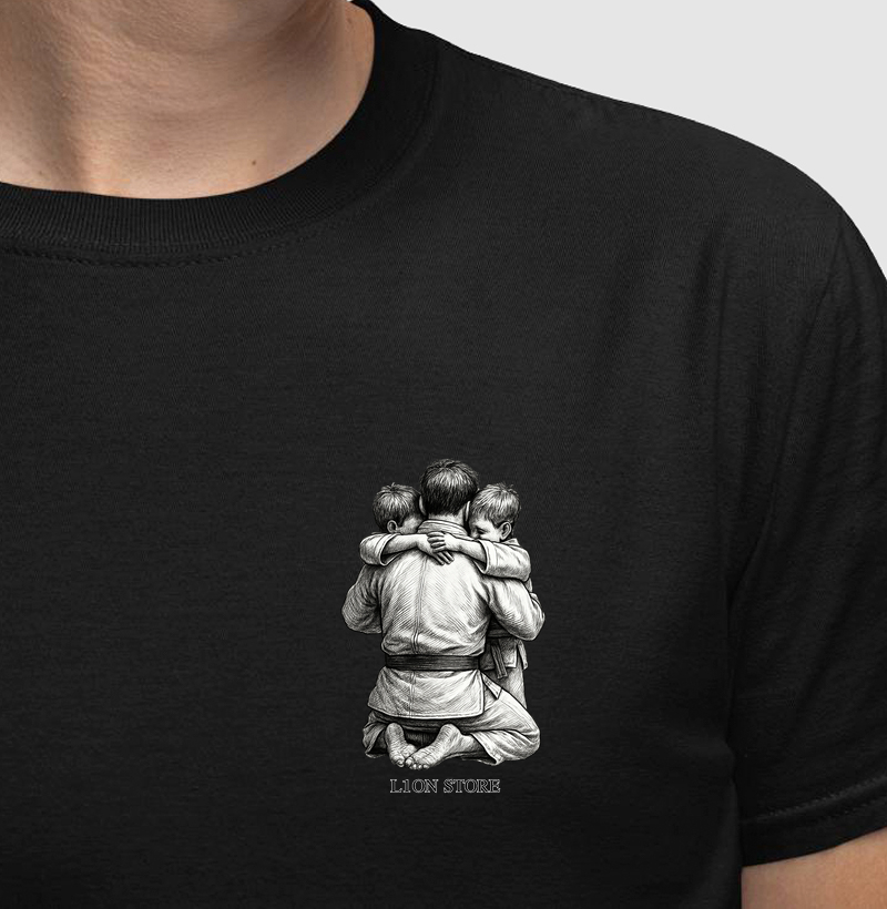 Pai e Filhos de Kimono