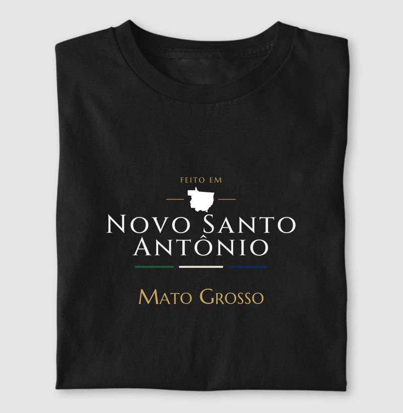 Feito em Novo Santo Antônio MT - Camiseta
