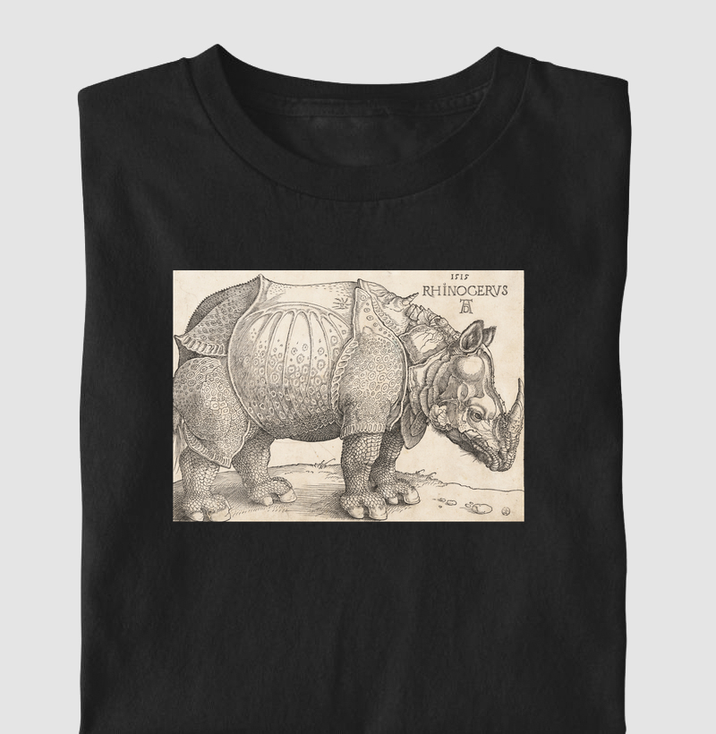 O Rinoceronte de Dürer, 1515 - Camiseta