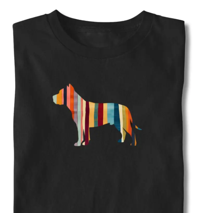 SILUETA PIT BULL COLORS