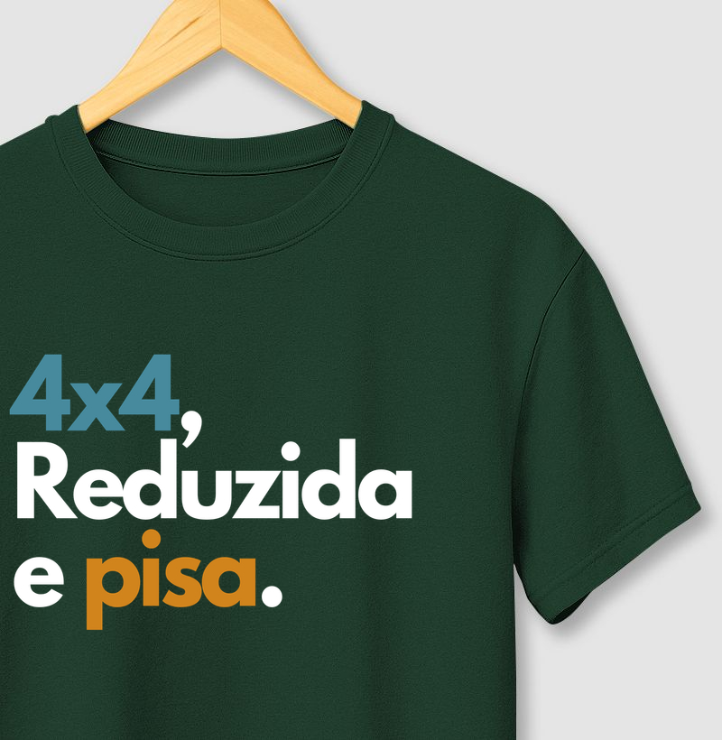 4x4 reduzida e pisa
