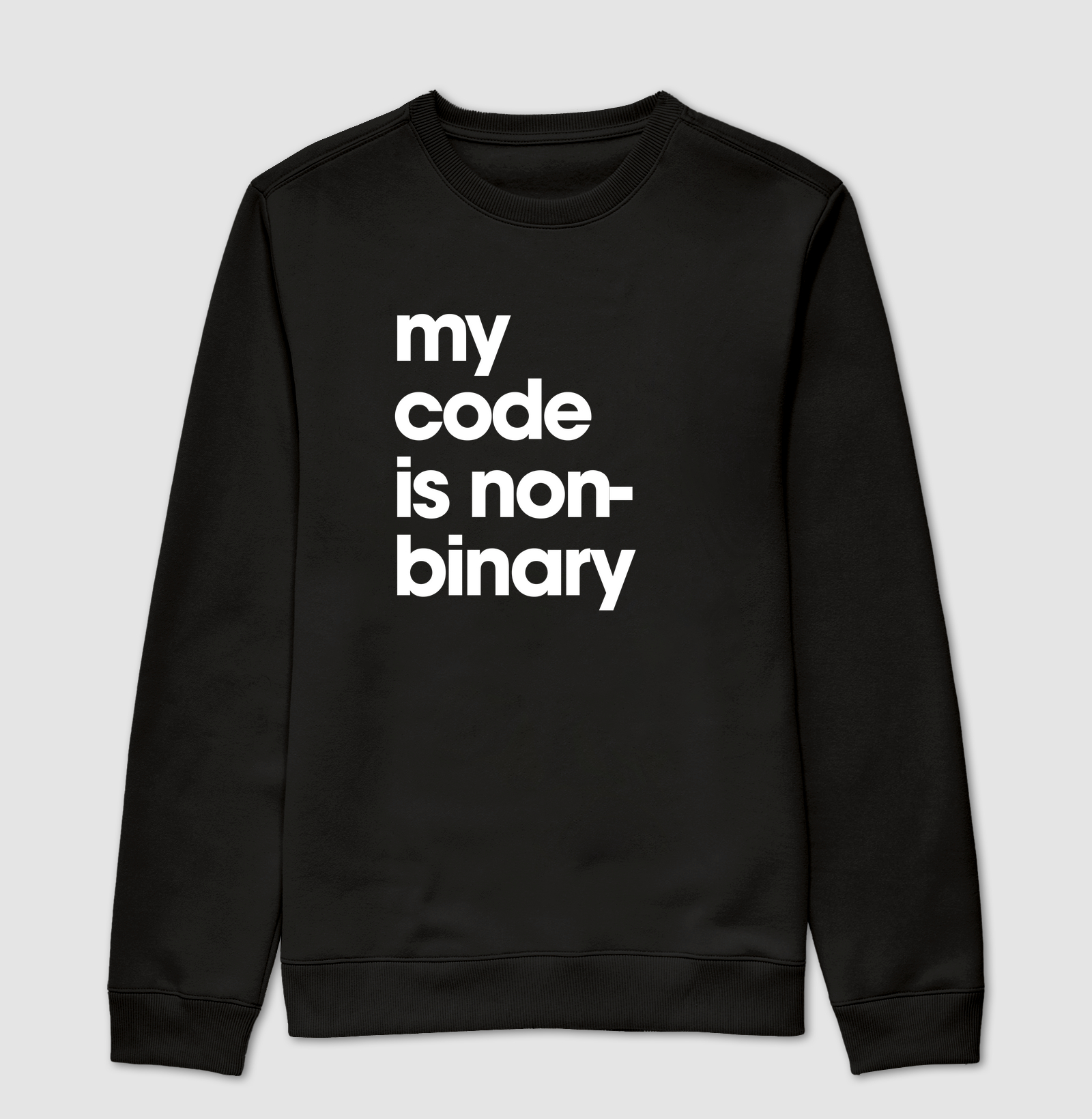 My code is non-binary