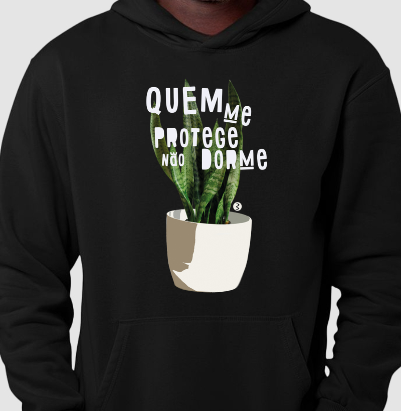 Moletom Hoodie Quem Me Protege