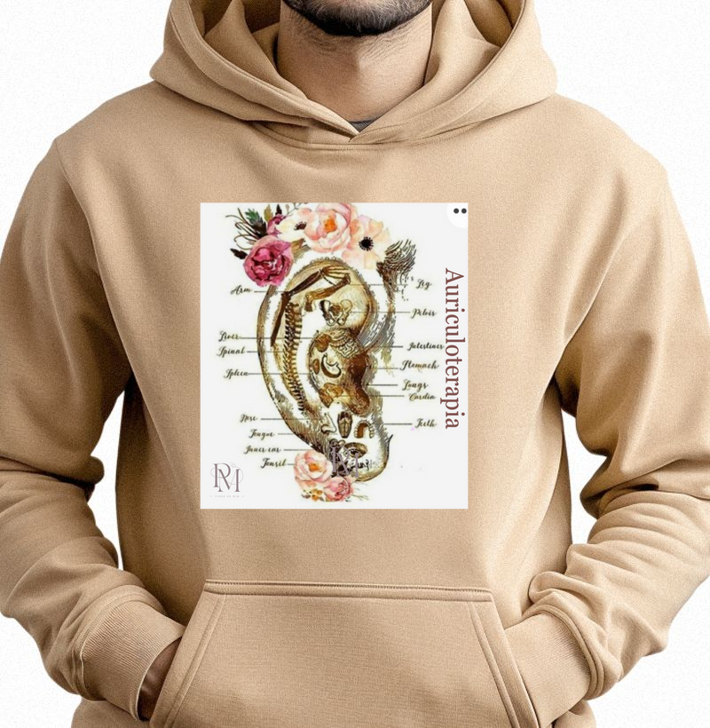 Hoodie Moletom - Flower Gold