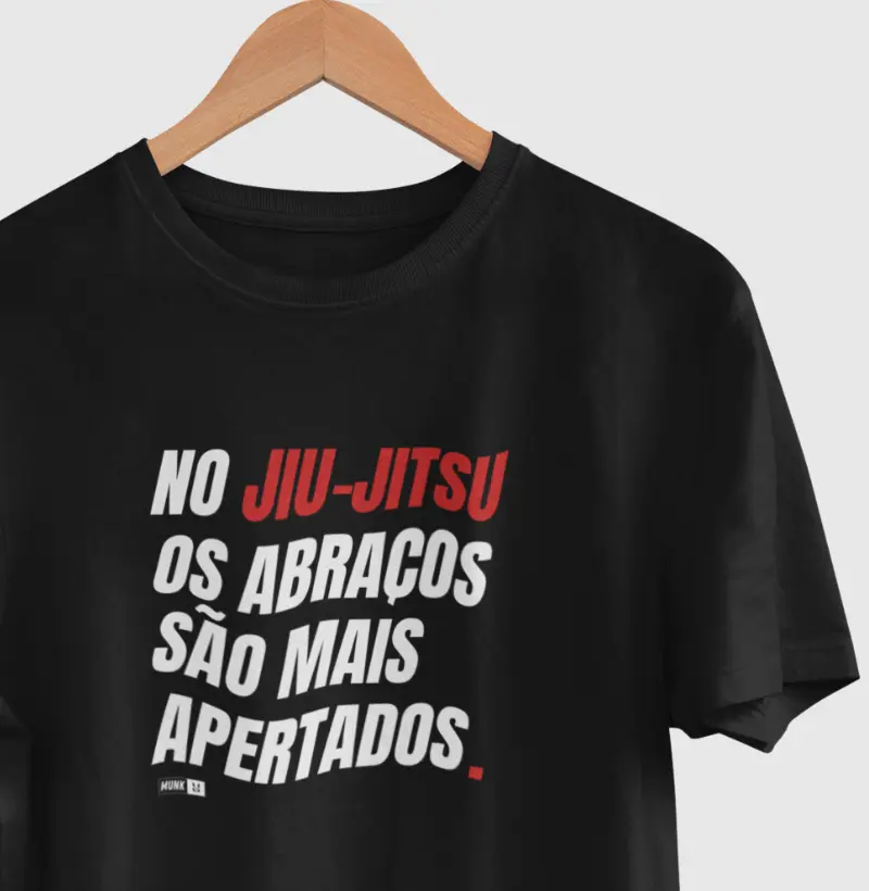 No Jiu-Jitsu, os abraços são mais apertados.