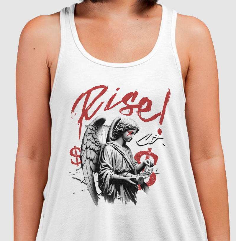 Regata Rise! Streetwear Estampa Premium Unissex – Moda Urbana